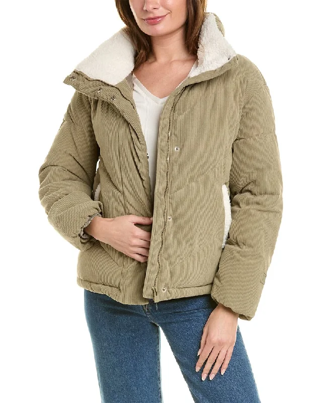 Hurley Fairsky Quilted Corduroy Puffer Jacket