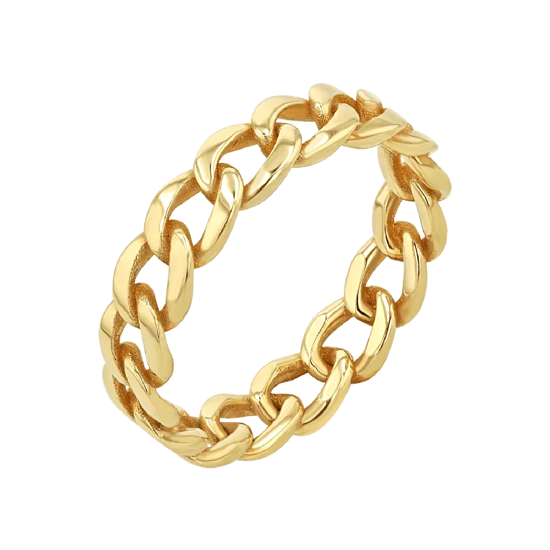 Cuban Curb Link Ring