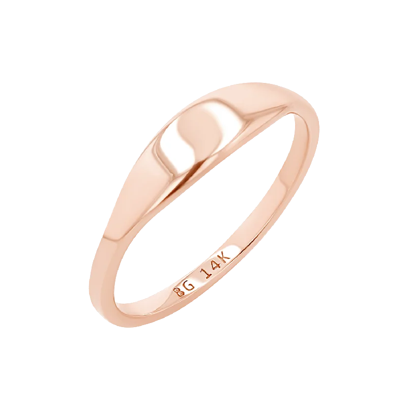 14K Rose Gold / 3