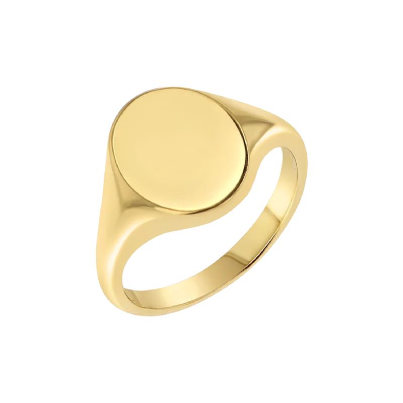 Petit Oval Signet Ring