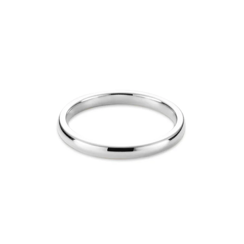 Women's Classic White Gold Ring