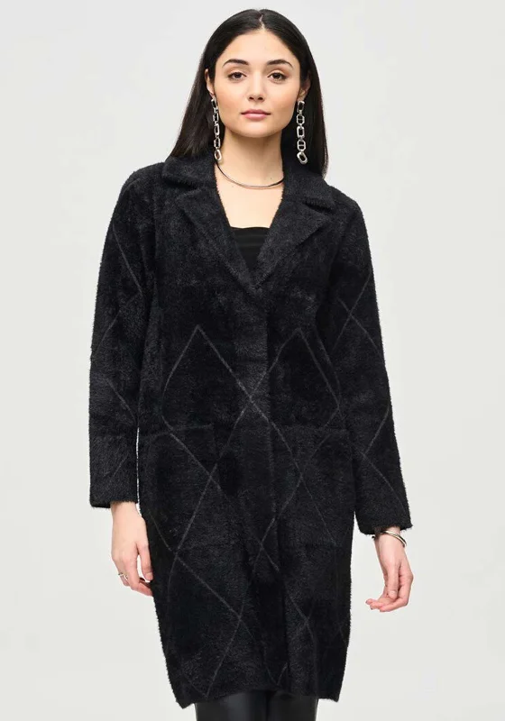 Joseph Ribkoff Faux Fur Jacket, Black