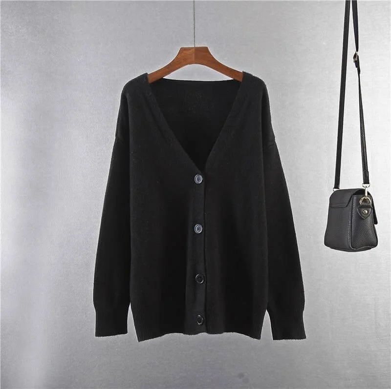 Korean Oversized Cardigan Sweater For Women