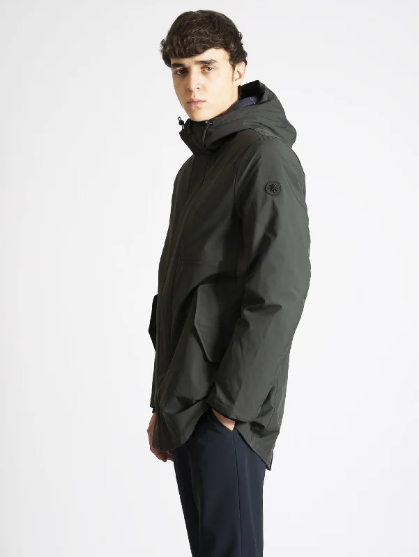 Parka in Eco Piuma Verde