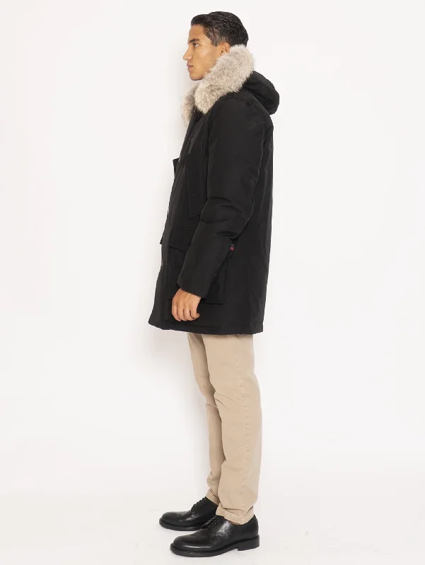 Giaccone Parka in Ramar - Nero