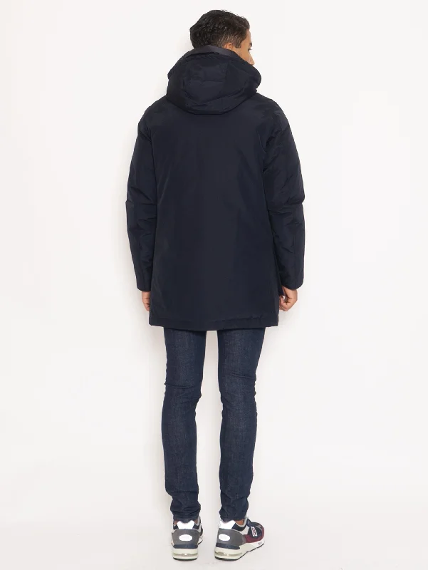 Giaccone Parka in Ramar No Fur - Blu