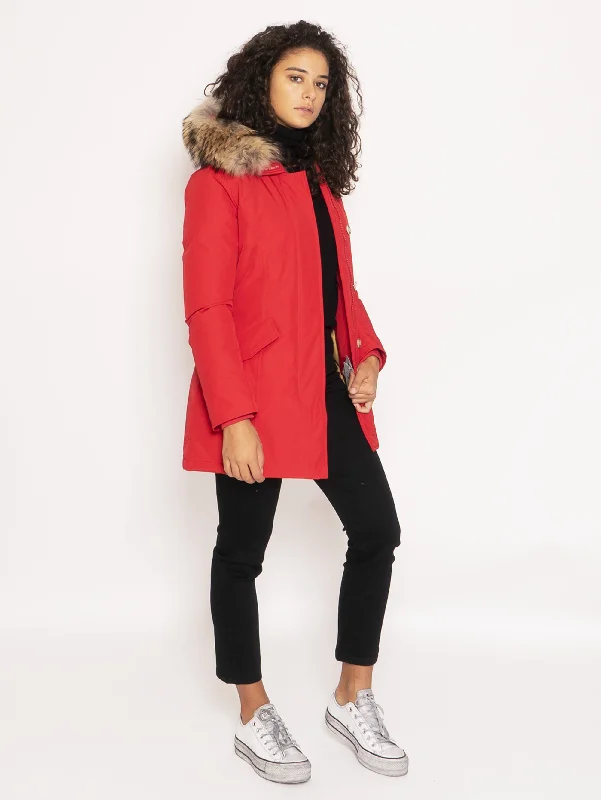 Giaccone Parka in Ramar - Rosso