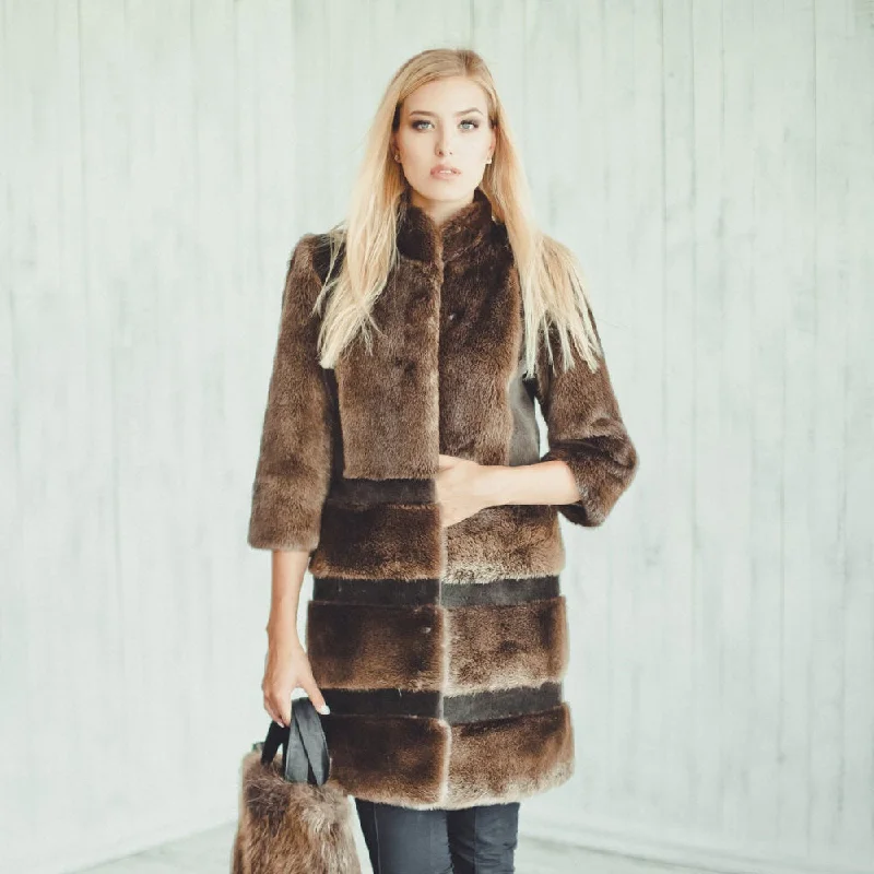 Otter Fur Coat (Brown)