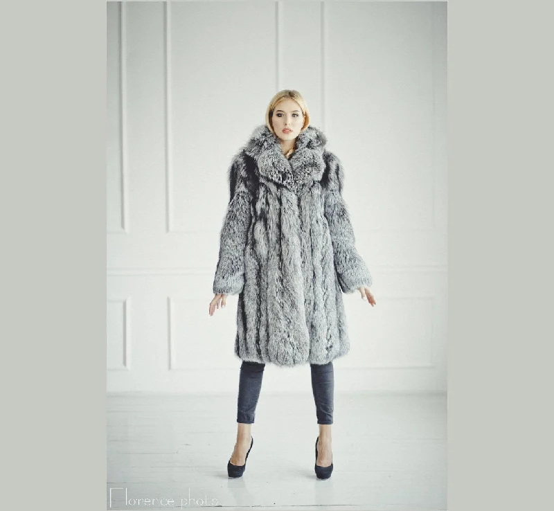 Silver Fox Coat