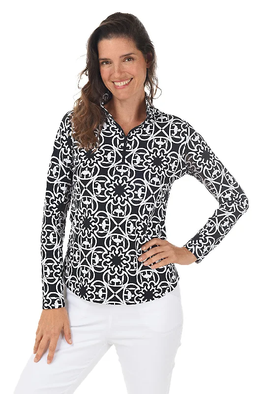 Talia Lattice UPF50+ Sun Shirt