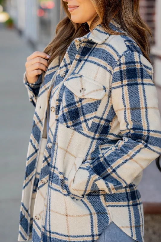 Catching Feelings Plaid Shacket