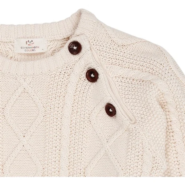 Copenhagen Colors Cream Knit Cardigan