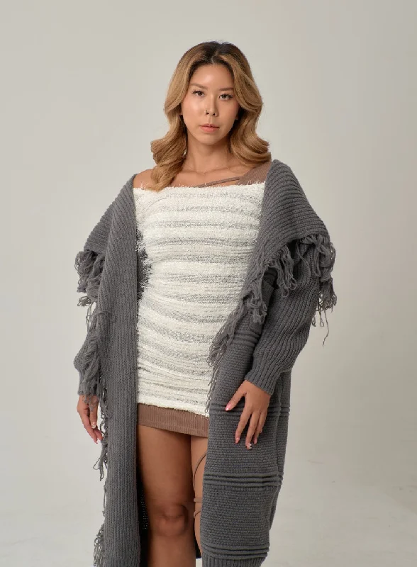 Knit Long Cardigan IN22