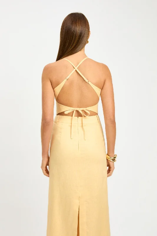 Palm Backless Top