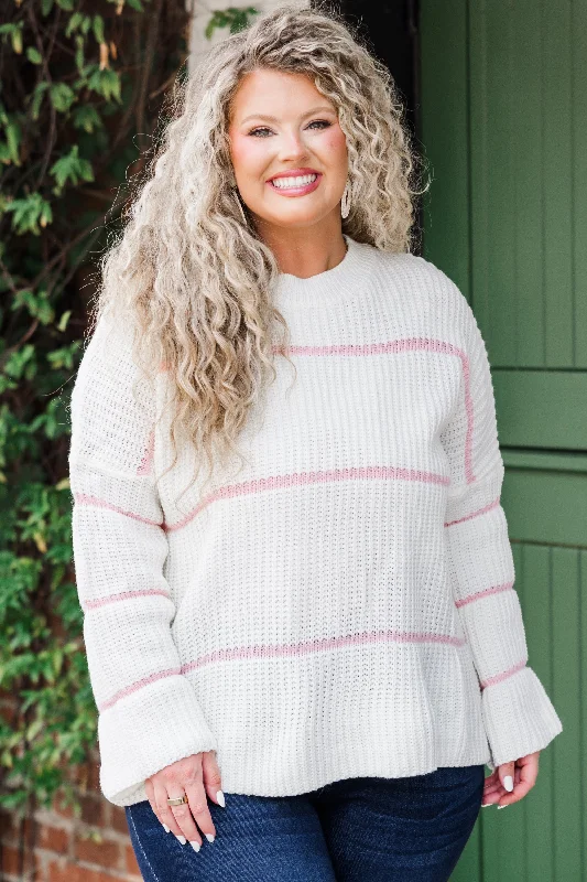 Sugar Plum Dreams Sweater, Blush