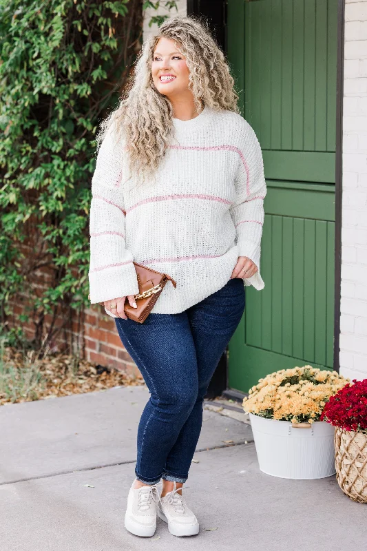 Sugar Plum Dreams Sweater, Blush