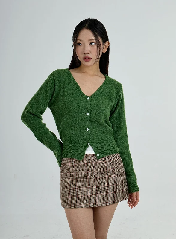 V-Neck Button Cardigan CO24