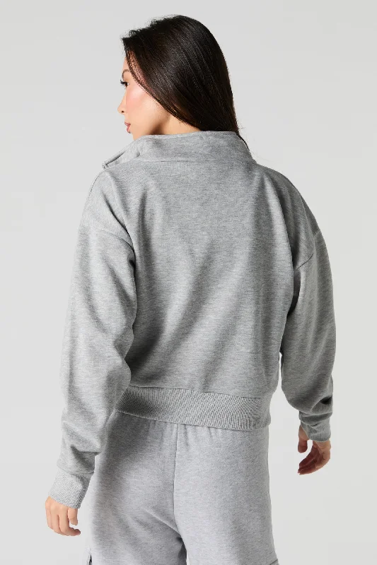 Fleece Zip-Up Sweatshirt