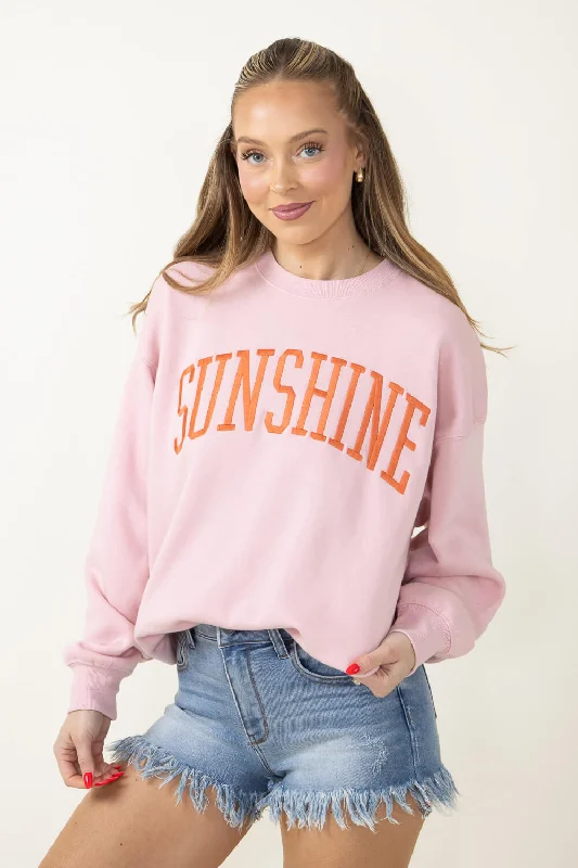 1897 Active Sunshine Sweatshirt for Women in Pink | GT065-PINK