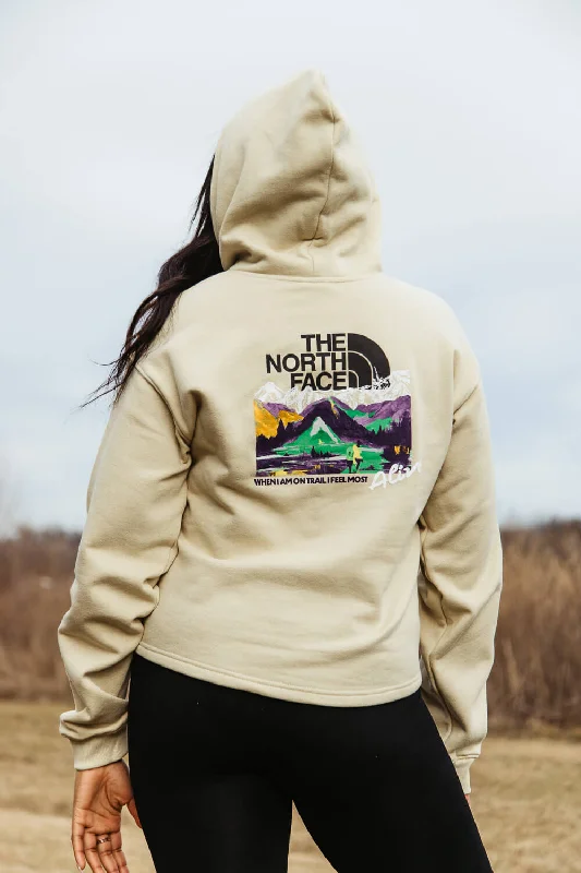 The North Face Evolution Hi Lo Hoodie for Women in Brown | NF0A84GT-ULI