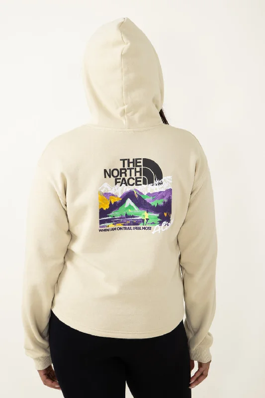 The North Face Evolution Hi Lo Hoodie for Women in Brown | NF0A84GT-ULI